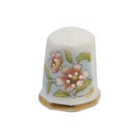 انگشتانه چینی قدیمی طرح گل  - کد006542