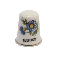 انگشتانه چینی قدیمی طرح گل - کد006554