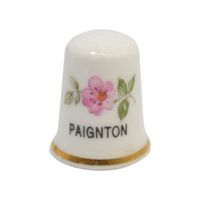 انگشتانه چینی قدیمی طرح گل - کد006553
