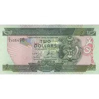 اسکناس 2 دلار بدون تاریخ (2006) الیزابت دوم - تک - UNC64 - جزایر سلیمان