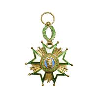 نشان تاج درجه چهار 1332 - UNC - احمد شاه