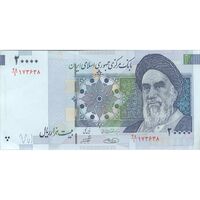 اسکناس 20000 ریال (حسینی - شیبانی) تصویر بزرگ - امضا کوچک - تک - UNC60 - جمهوری اسلامی