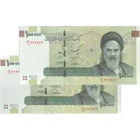 اسکناس 100000 ریال (طیب نیا - سیف) نخ نوع 3 - جفت - UNC64 - جمهوری اسلامی