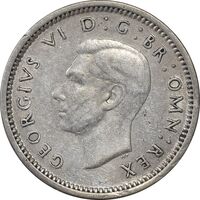 سکه 3 پنس 1938 جرج ششم - AU55 - انگلستان