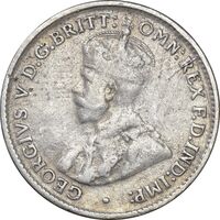 سکه 3 پنس 1926 جرج پنجم - EF40 - انگلستان