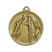 مدال آویز ورزشی برنز والیبال - EF - محمد رضا شاه