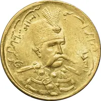 سکه طلا 1 تومان 1321 تصویری - MS62 - مظفرالدین شاه