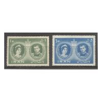 تمبر عروسی محمدرضا شاه و فرح دیبا 1339 - محمدرضا شاه