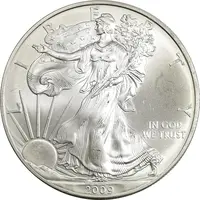 مدال یادبود 1 دلار 2009 عقاب - PF63 - آمریکا