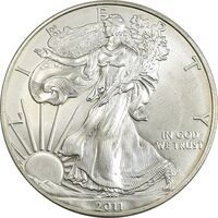 مدال یادبود 1 دلار 2011 عقاب - PF64 - آمریکا