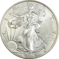 مدال یادبود 1 دلار 2011 عقاب - PF64 - آمریکا
