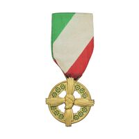 نشان آویز بزرگداشت رازی - طلایی - AU - محمد رضا شاه