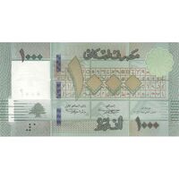 اسکناس 1000 لیره 2016 جمهوری - تک - UNC63 - لبنان