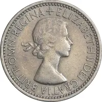 سکه 1 شیلینگ 1953 (سپر انگلیس) الیزابت دوم - EF40 - انگلستان