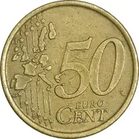 سکه 50 یورو سنت 2002 جمهوری - EF45 - ایتالیا