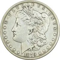 سکه یک دلار 1879 مورگان - EF40 - آمریکا