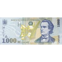 اسکناس 1000 لئو 1998 جمهوری - تک - UNC63 - رومانی