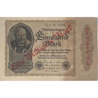 اسکناس 1000 مارک 1922 جمهوری وایمار - تک - VF - آلمان