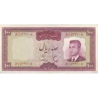 اسکناس 100 ریال (هویدا - سمیعی) - تک - EF45 - محمد رضا شاه