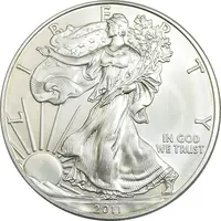 مدال یادبود 1 دلار 2011 عقاب - PF65 - آمریکا