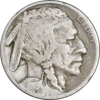 سکه 5 سنت بوفالو - تاریخ نامشخص - EF45 - آمریکا