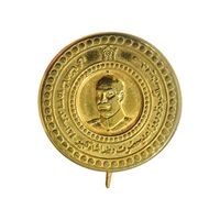 نشان سوزنی صدمین سالگرد زادروز رضا شاه - بدون مینا - AU - محمد رضا شاه