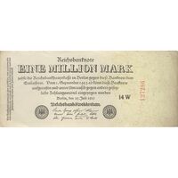 اسکناس 1000000 مارک 1923 جمهوری وایمار - تک - EF - آلمان