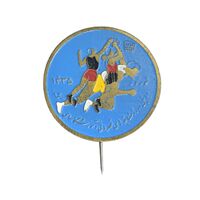 نشان دومین مسابقه قهرمانی آموزشگاه های کشور 1335 - AU - محمد رضا شاه