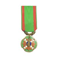 نشان درجه یک هنر - با روبان - UNC - محمد رضا شاه