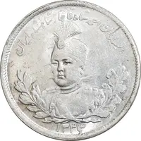 سکه 2000 دینار 1343 تصویری - MS62 - احمد شاه