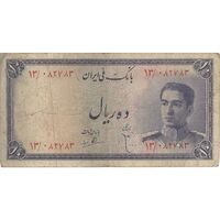 اسکناس 10 ریال سری سوم - تک - VF20 - محمد رضا شاه