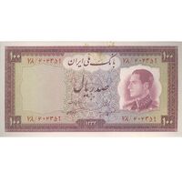 اسکناس 100 ریال 1333 - تک - UNC62 - محمد رضا شاه
