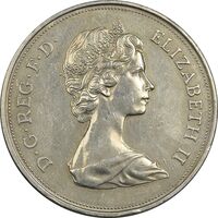 سکه 25 نیو پنس 1972 الیزابت دوم - EF45 - انگلستان