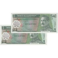 اسکناس 1 گواتزال 2008 جمهوری - جفت - UNC66 - گواتمالا