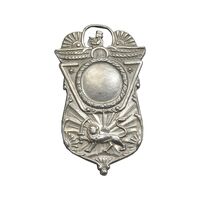 نشان نقره تاجگذاری رضا شاه 1305 - زرتشتیان - AU - رضا شاه