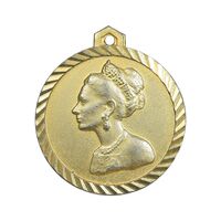 مدال یادبود زادروز فرح پهلوی 1354 - AU - محمد رضا شاه