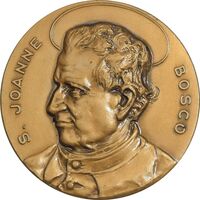 مدال کالج دون بوسکو تهران - ضرب فرانسه - AU - محمد رضا شاه