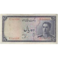 اسکناس 10 ریال سری سوم - تک - VF25 - محمد رضا شاه