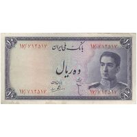 اسکناس 10 ریال سری سوم - تک - EF40 - محمد رضا شاه
