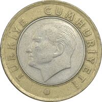 سکه 1 لیر 2009 جمهوری - EF45 - ترکیه