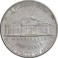 سکه 5 سنت 1998D جفرسون - AU55 - آمریکا