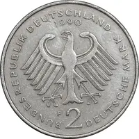 سکه 2 مارک 1979F جمهوری فدرال - EF45 - آلمان