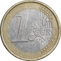 سکه 1 یورو  2003 جمهوری سوم - EF45 - پرتغال