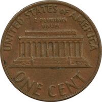 سکه 1 سنت 1969 لینکلن - EF - آمریکا