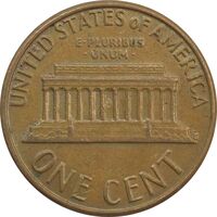 سکه 1 سنت 1976 لینکلن - EF - آمریکا