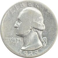 سکه کوارتر دلار 1939 واشنگتن - VF20 - آمریکا