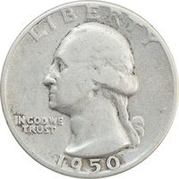 سکه کوارتر دلار 1950 واشنگتن - VF30 - آمریکا