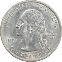 سکه کوارتر دلار 1999D ایالتی (پنسیلوانیا) - MS62 - آمریکا