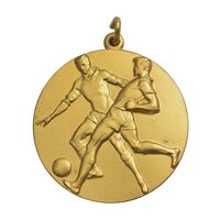 مدال برنز یادبود مسابقات ورزشی فوتبال جوانان - فدراسیون جوانان شیر و خورشید سرخ - طلایی - UNC - محمد رضا شاه