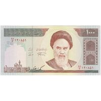 اسکناس 1000 ریال (نمازی - نوربخش) - تک - UNC64 - جمهوری اسلامی
